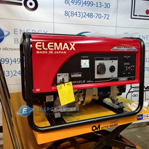 Sawafuji Elemax SH 7600-EX-RS в кожухе с автозапуском